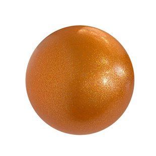 М'яч для художньої гімнастики T12-orange 15 см оранжевий з гліттером 18147 фото
