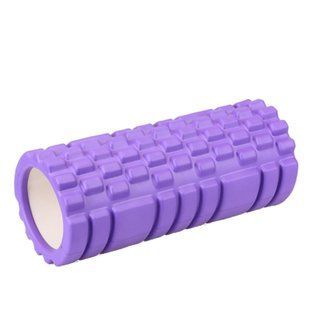 Масажний валик КЛАСИЧНИЙ SNS 33 см фіолетовий EVAJD2-33-purple 12394 фото