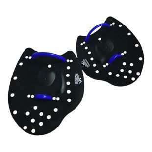 Лопатки для плавання жорсткі з синіми ремінцями розмір М SH2-М-blue 17074 фото