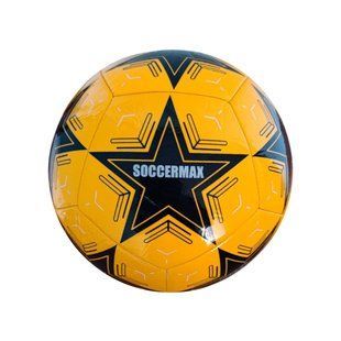 М'яч футбольний SOCCER MAX STAR оранжевий 00556 фото
